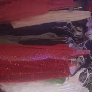 Glamorous Red Sequin Gown